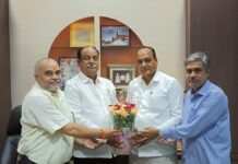 Total Samachar वरिष्ठ साहित्यकार शिवपूजन पांडे का हुआ सम्मान